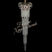 Хрустальная каскадная люстра "Элизабет-4" Цветная
